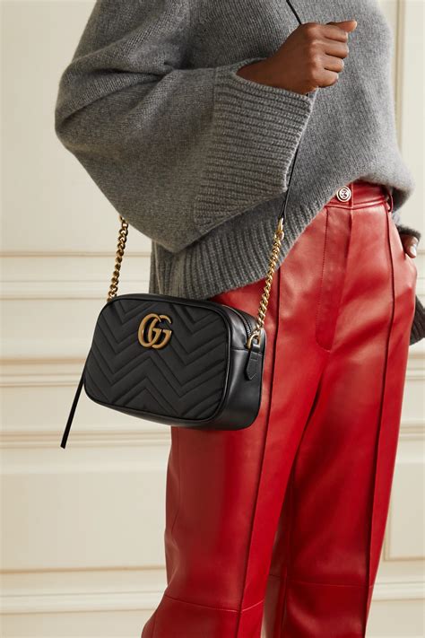 gucci marmont small camera bag reviews|gucci marmont bag small size.